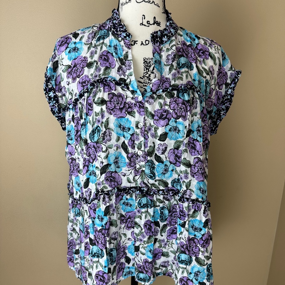 Women's Tunic/Blouse-Jane and Delancey-Size Large